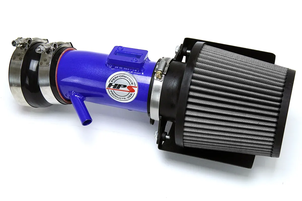Hps Performance Air Intake Kit With Heat Shield, Blue, 827-572Bl 1