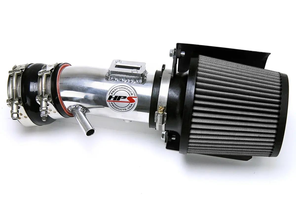 Hps Performance Air Intake Kit With Heat Shield, Polished, 827-572P 1