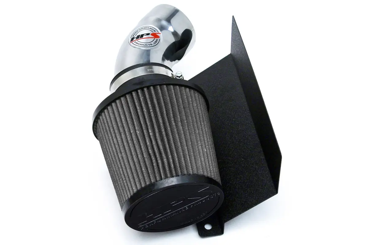 Hps Performance Air Intake Kit With Heat Shield, Polished, 827-574P 1