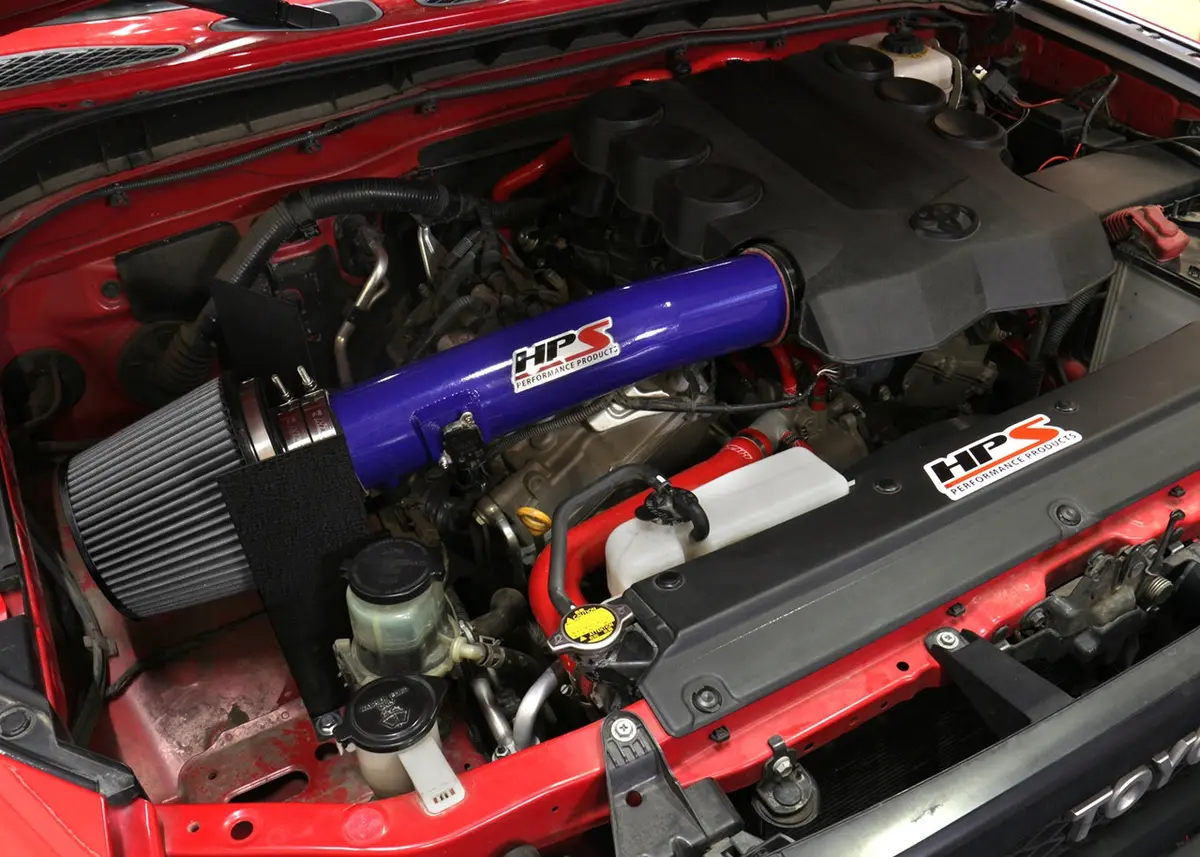 Hps Performance Air Intake Kit With Heat Shield, Blue, 827-583Bl 2