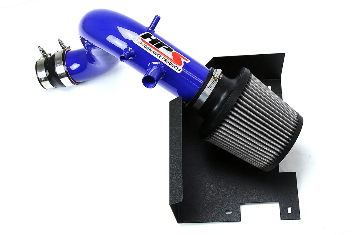 Hps Performance Air Intake Kit With Heat Shield, Blue, 827-587Bl 1