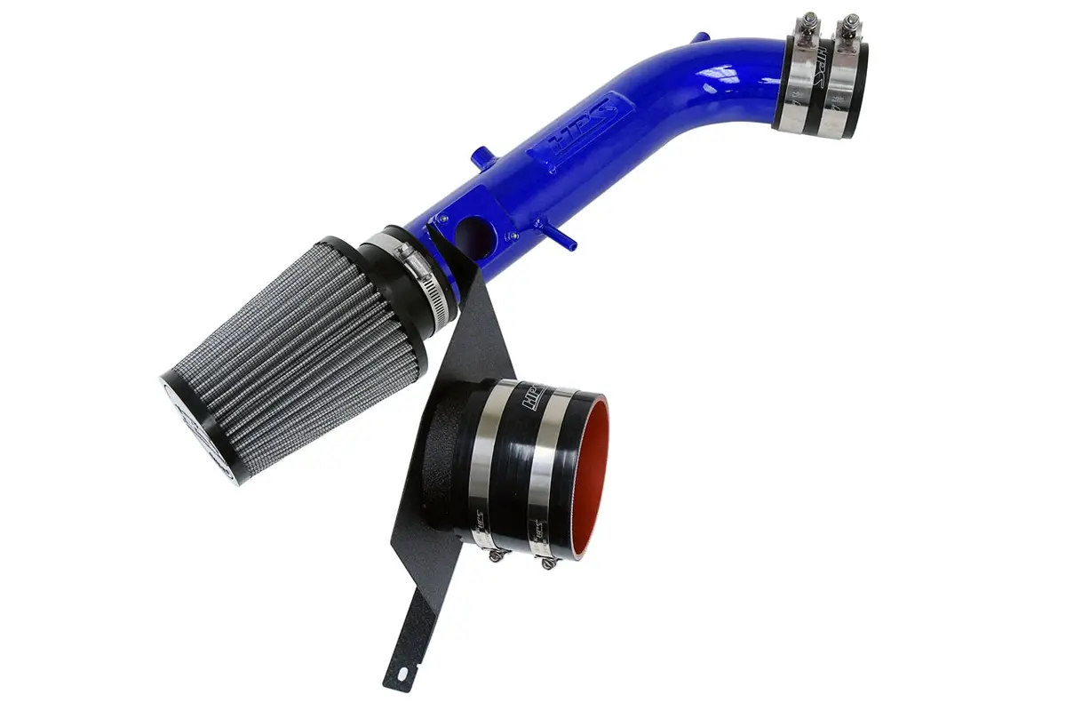 Hps Performance Air Intake Kit With Heat Shield, Blue, 827-590Bl 1