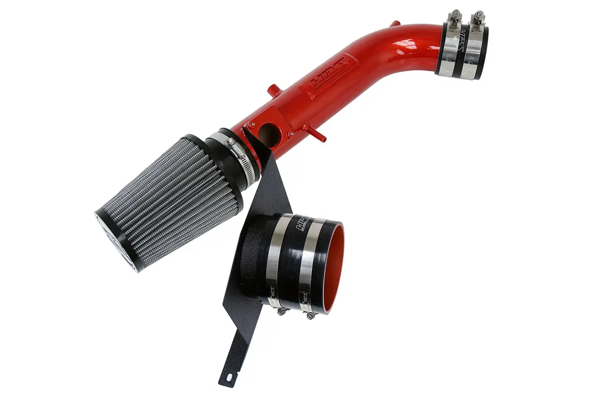 Hps Performance Air Intake Kit With Heat Shield, Red, 827-590R 1