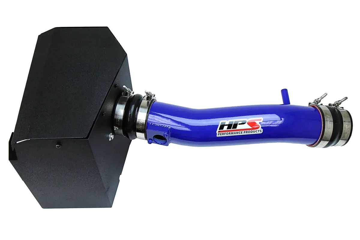 Hps Performance Air Intake Kit With Heat Shield, Blue, 827-595Bl 2