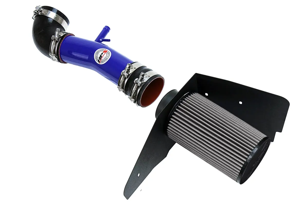 Hps Performance Air Intake Kit With Heat Shield, Blue, 827-596Bl 1