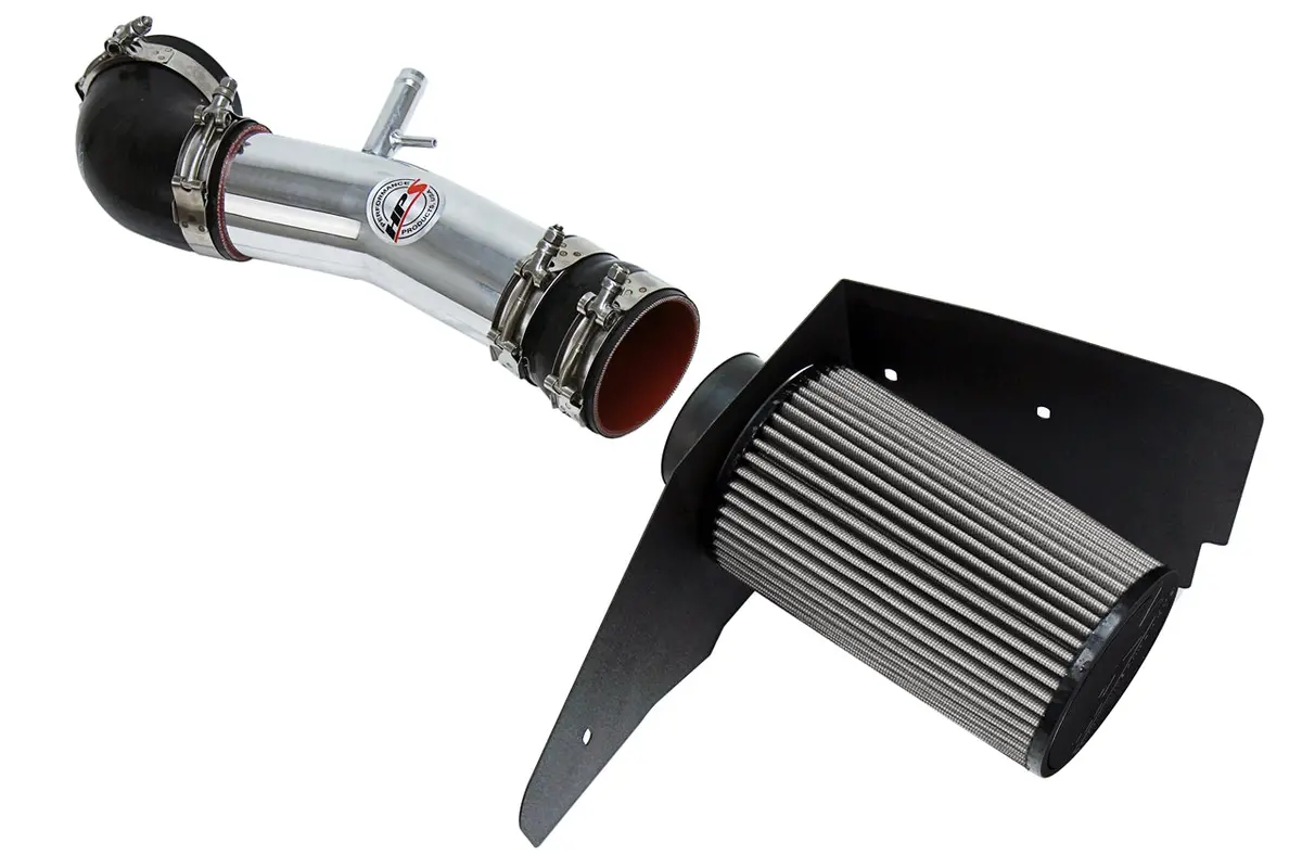 Hps Performance Air Intake Kit With Heat Shield, Polished, 827-596P 1
