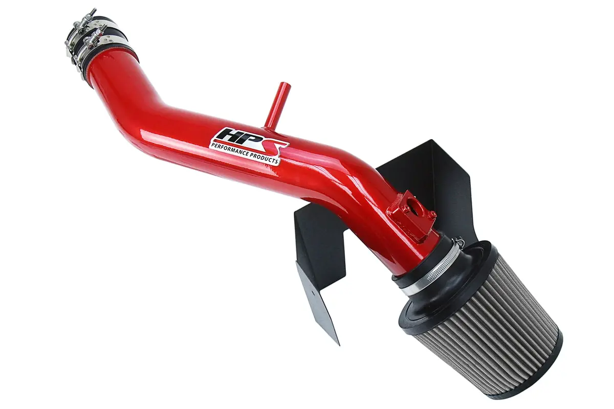 Hps Performance Air Intake Kit With Heat Shield, Red, 827-597R 1