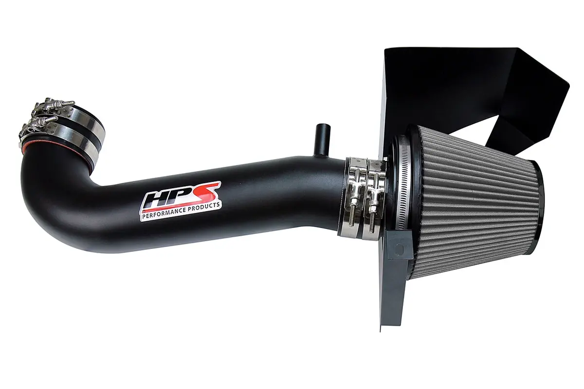 Hps Performance Air Intake Kit With Heat Shield, Black, 827-600Wb 1