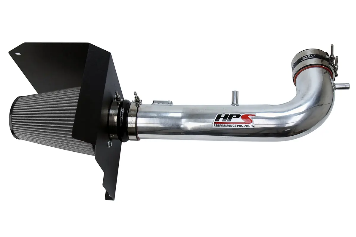 Hps Performance Air Intake Kit With Heat Shield, Polished, 827-603P 1