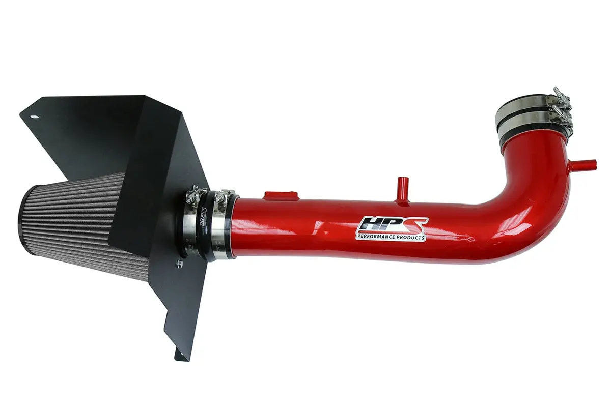 Hps Performance Air Intake Kit With Heat Shield, Red, 827-603R 1