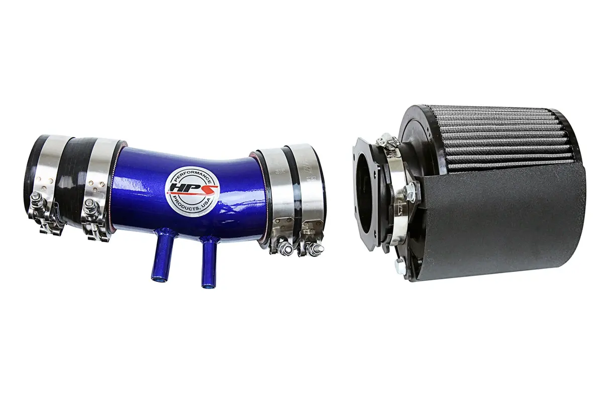 Hps Performance Air Intake Kit With Heat Shield, Blue, 827-604Bl 1