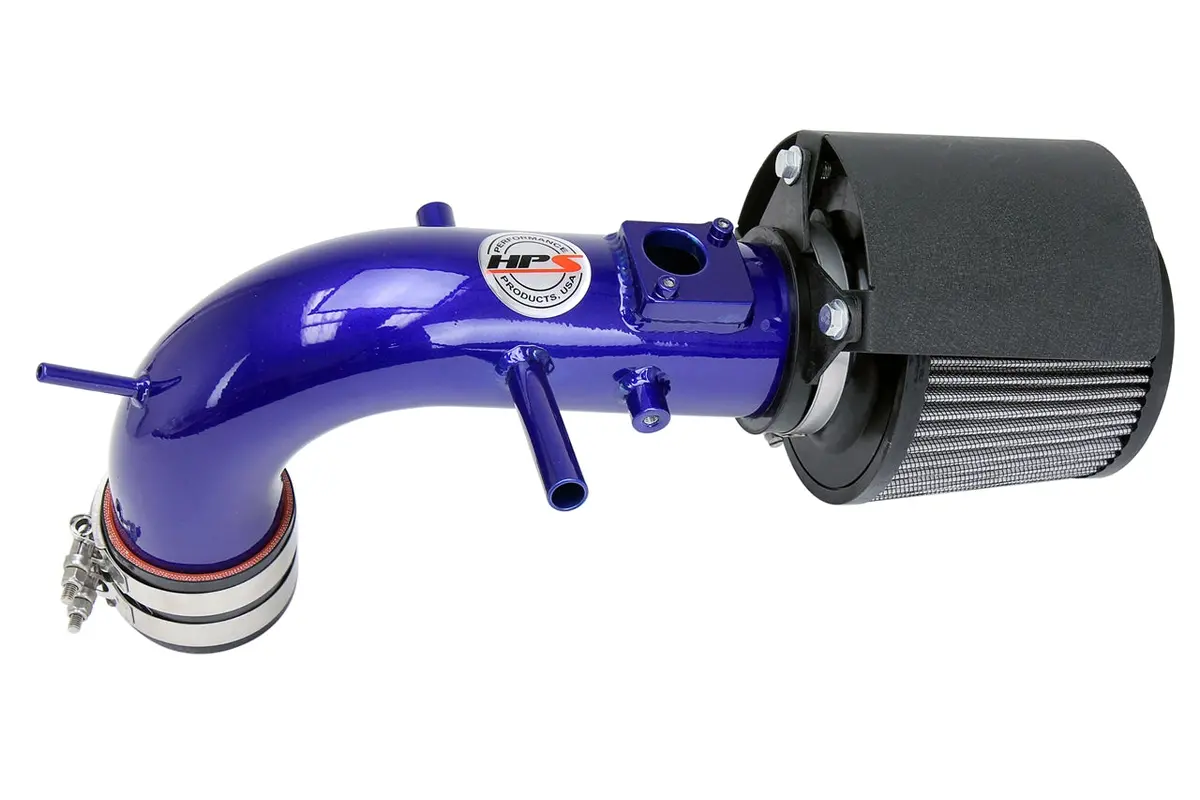 Hps Performance Air Intake Kit With Heat Shield, Blue, 827-612Bl 1