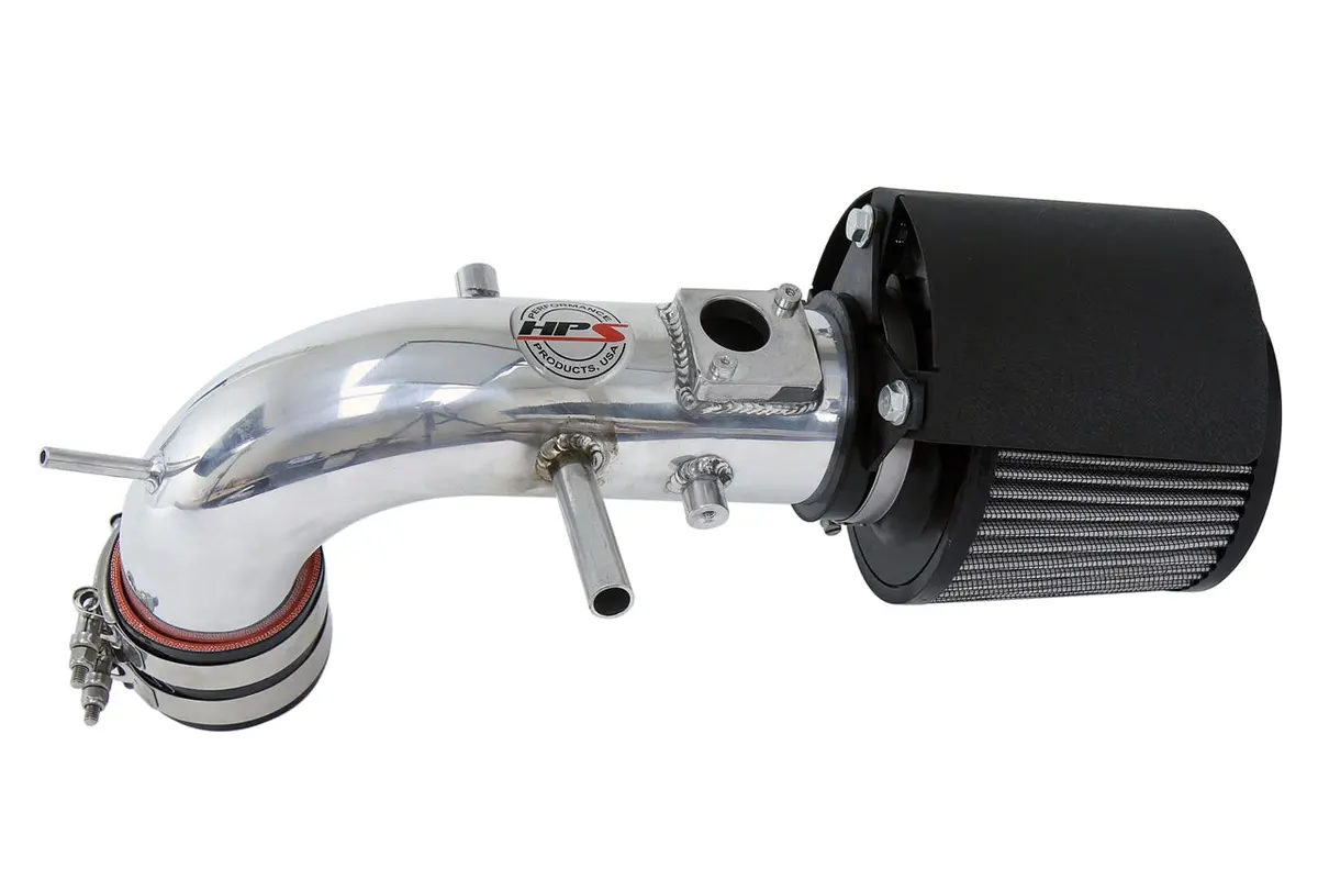 Hps Performance Air Intake Kit With Heat Shield, Polished, 827-612P 1