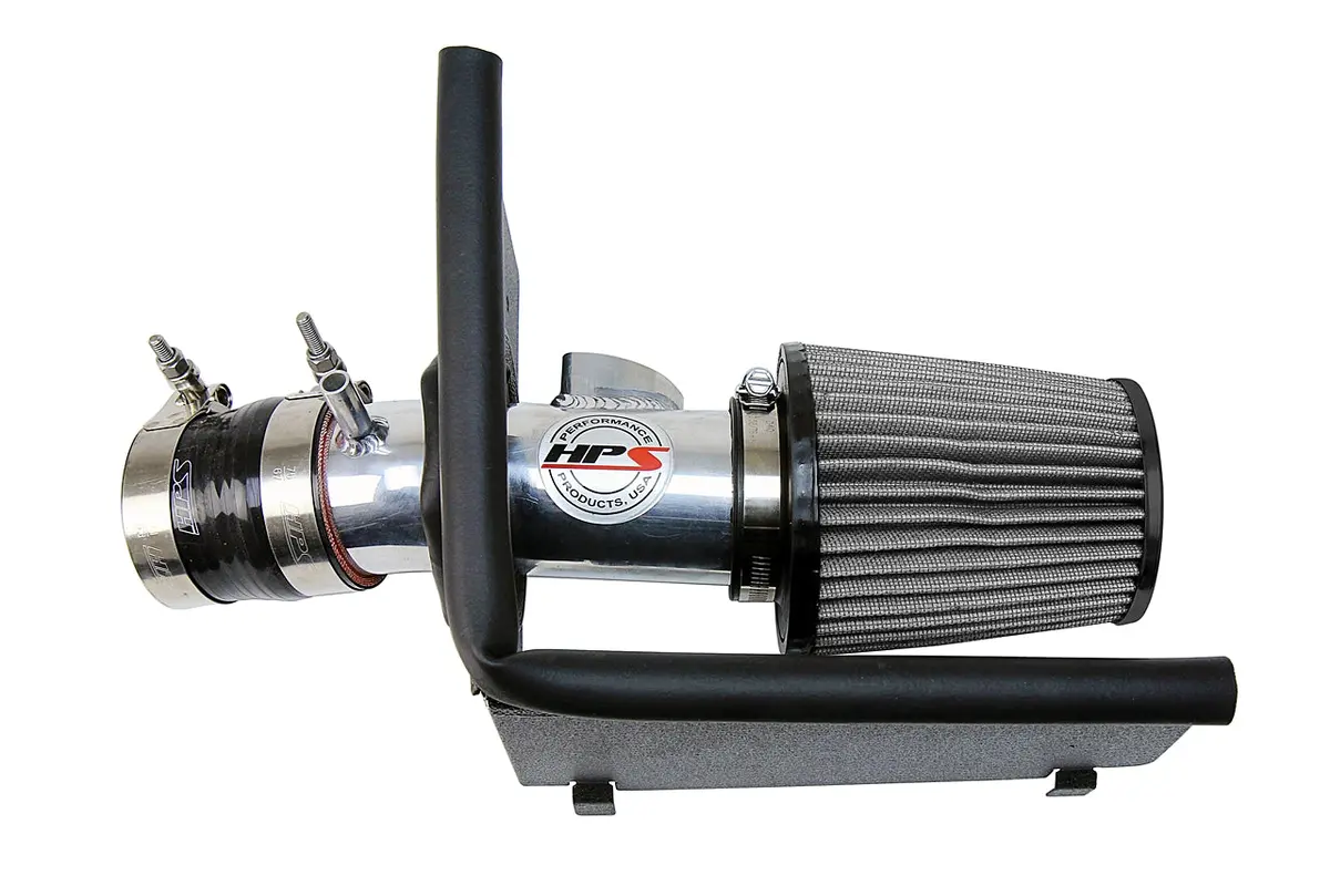 Hps Performance Air Intake Kit With Heat Shield, Polished, 827-613P 1