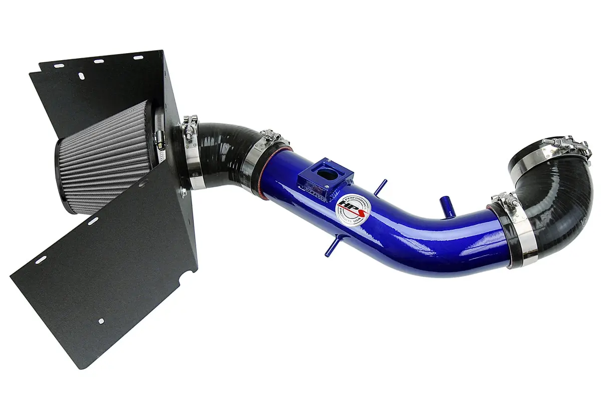 Hps Performance Air Intake Kit With Heat Shield, Blue, 827-618Bl 1