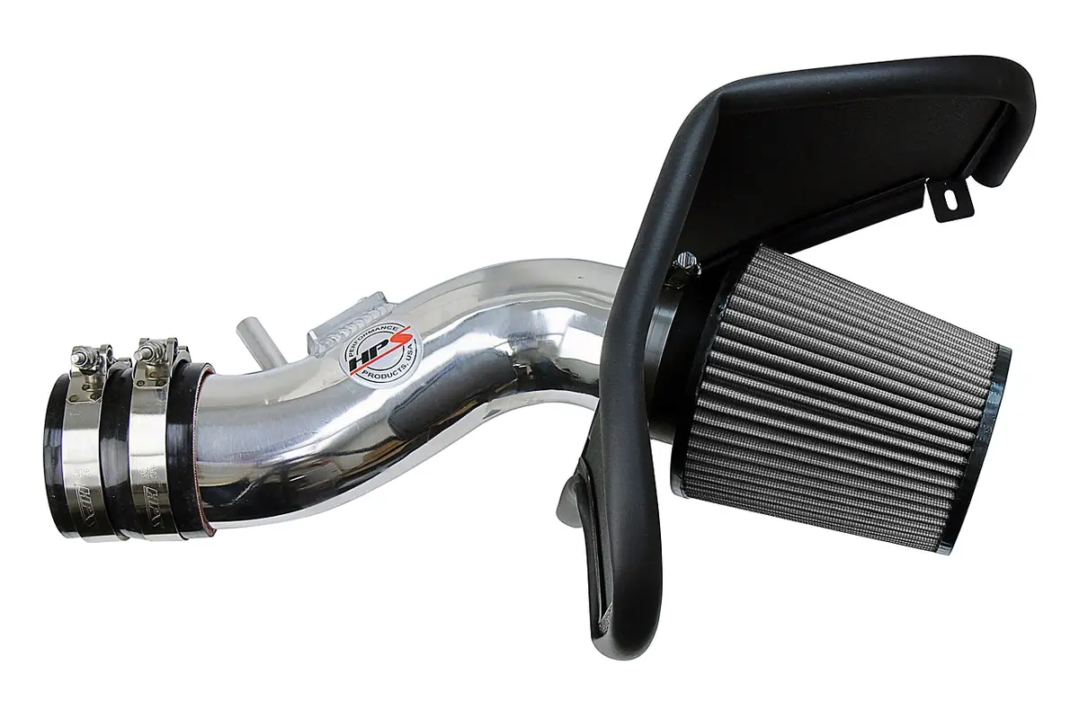Hps Performance Air Intake Kit With Heat Shield, Polished, 827-621P 1