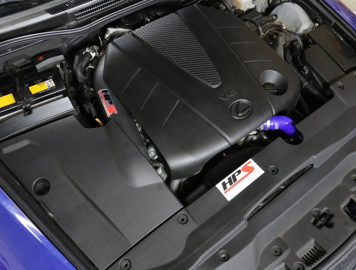 Hps Performance Air Intake Kit With Heat Shield, Black, 827-623Wb 2