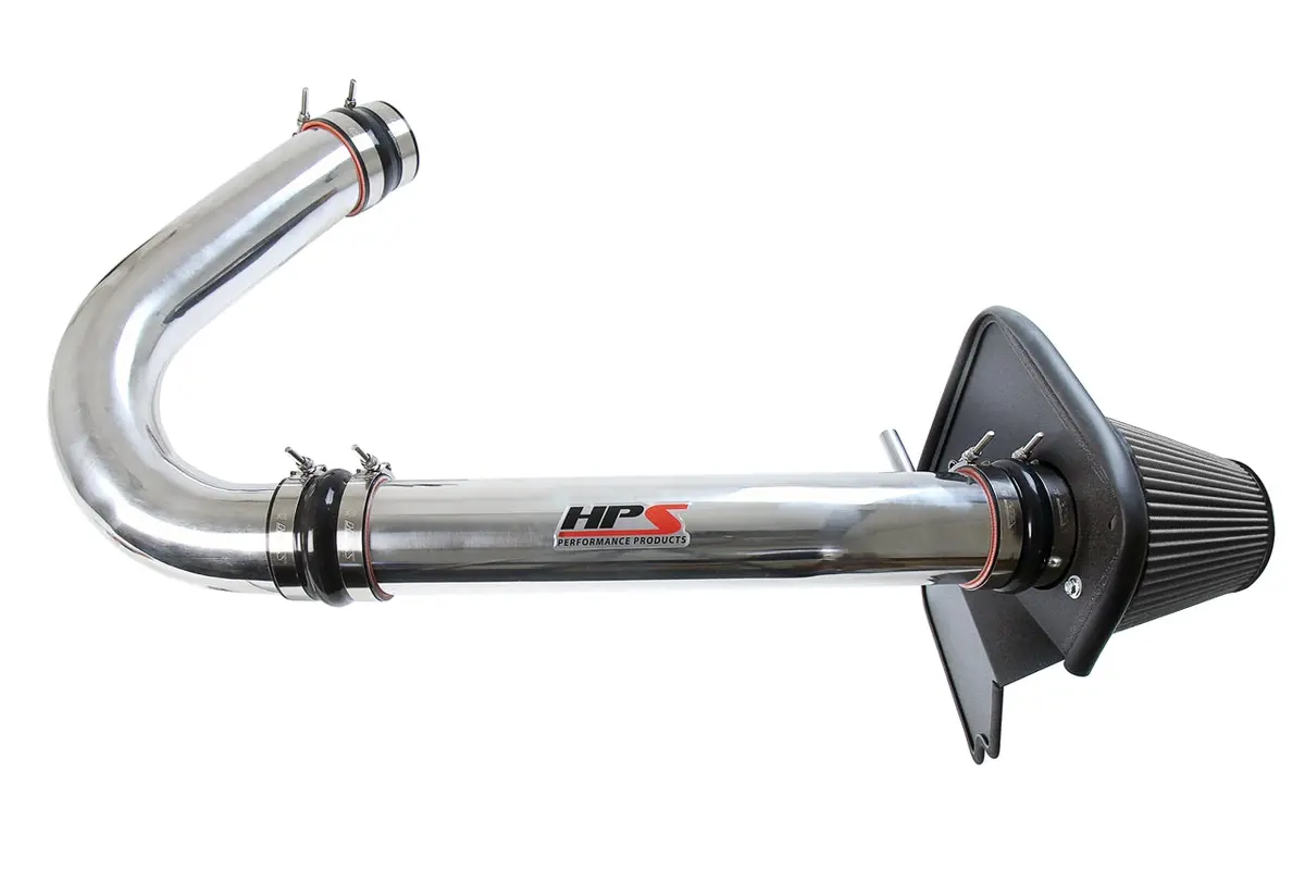 Hps Performance Air Intake Kit With Heat Shield, Polished, 827-624P 1