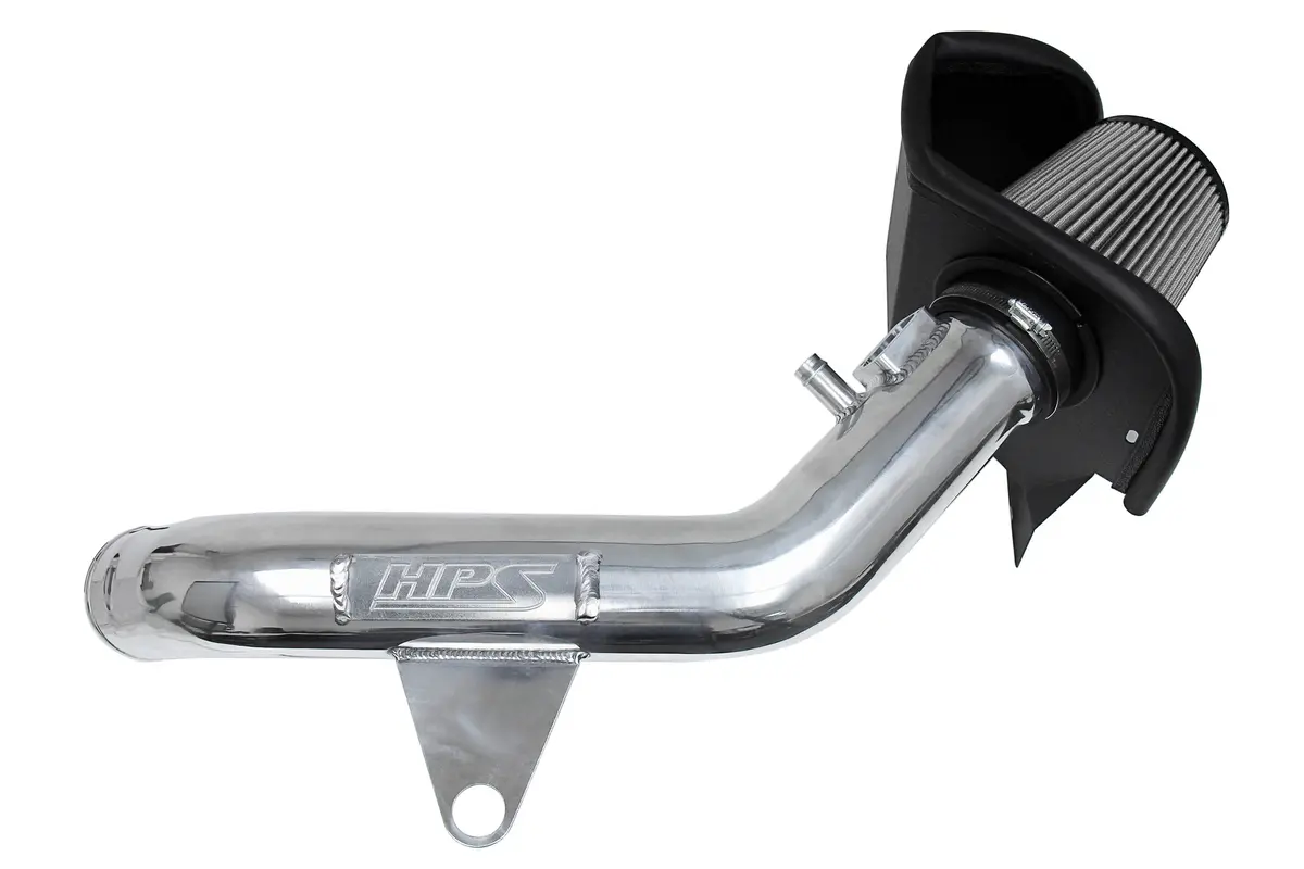 Hps Performance Air Intake Kit With Heat Shield, Polished, 827-625P 1