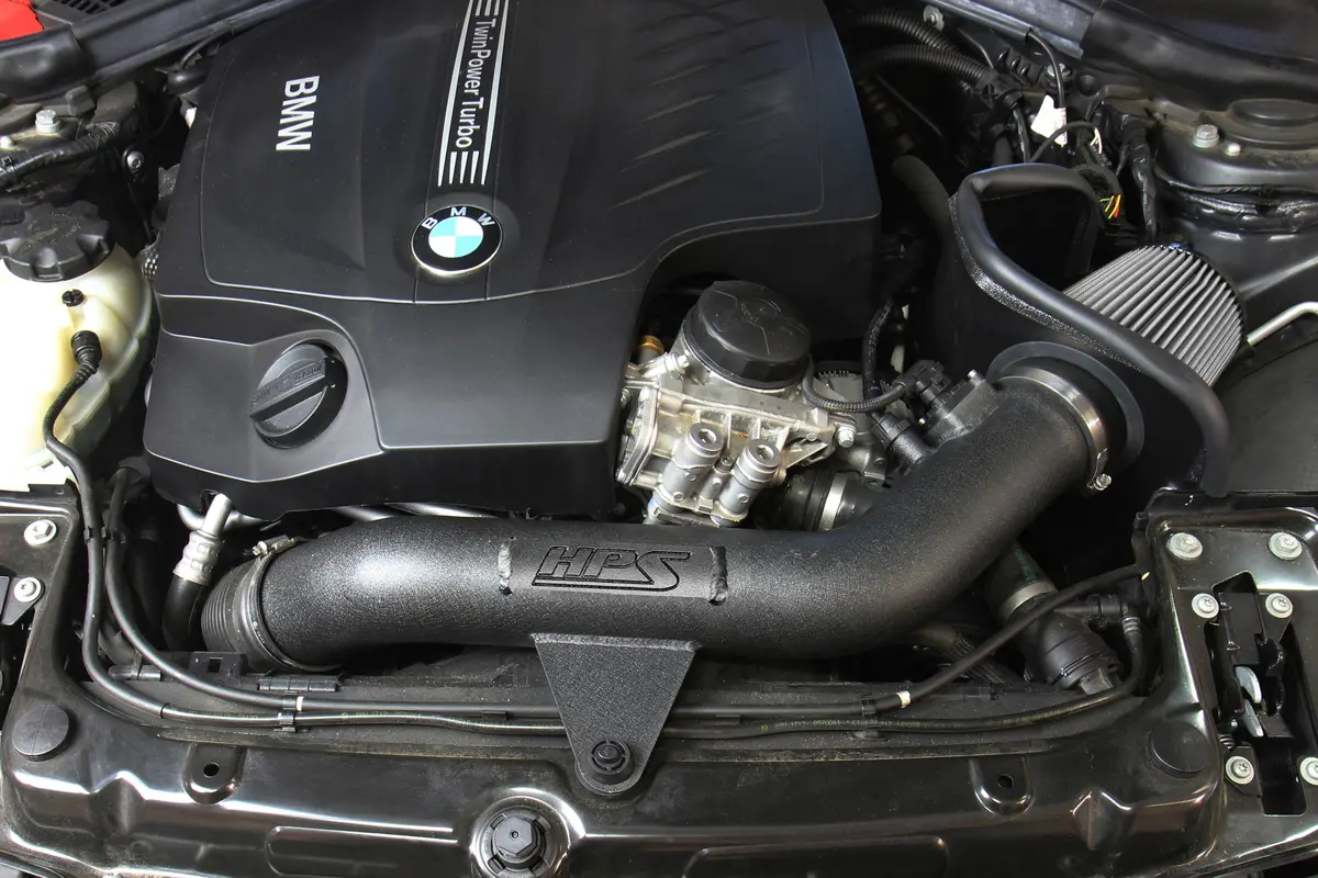 Hps Performance Air Intake Kit With Heat Shield, Blue, 827-625Bl 2