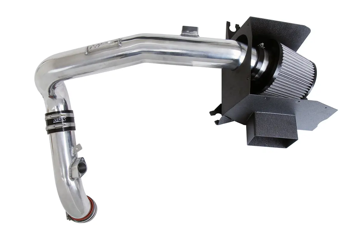 Hps Performance Air Intake Kit With Heat Shield, Polished, 827-628P 1