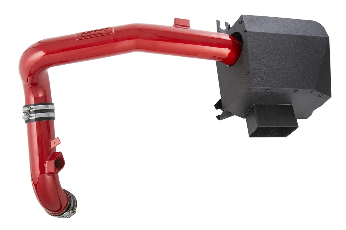 Hps Performance Air Intake Kit With Heat Shield, Red, 827-628R 2