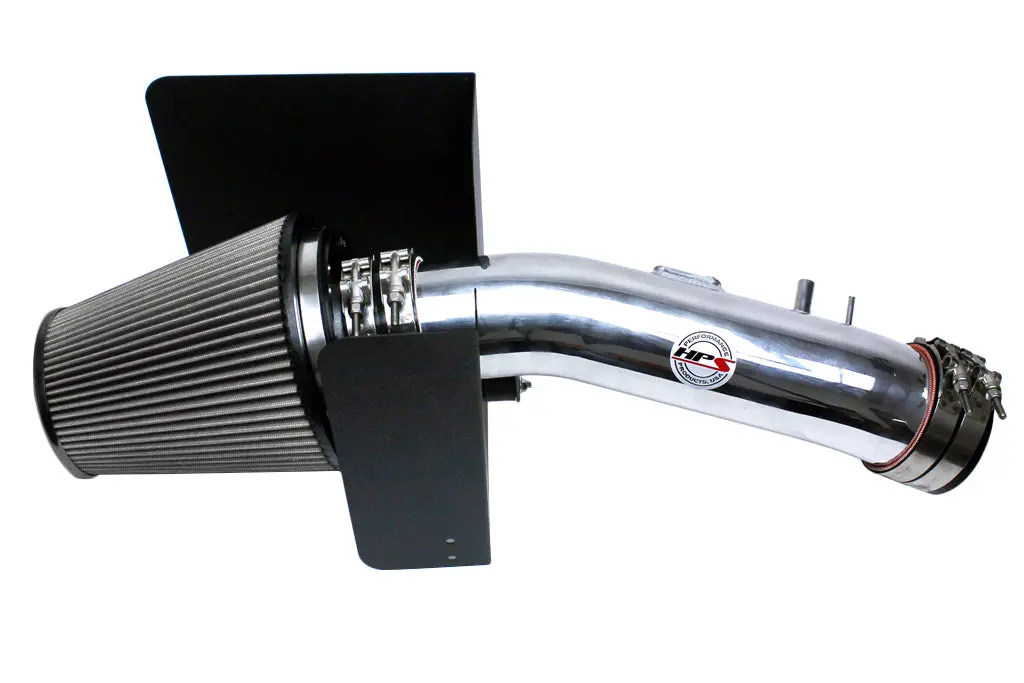 Hps Performance Air Intake Kit With Heat Shield, Polished, 827-629P 1