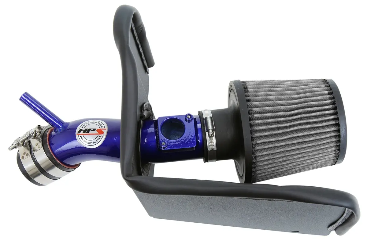 Hps Performance Air Intake Kit With Heat Shield, Blue, 827-631Bl 1
