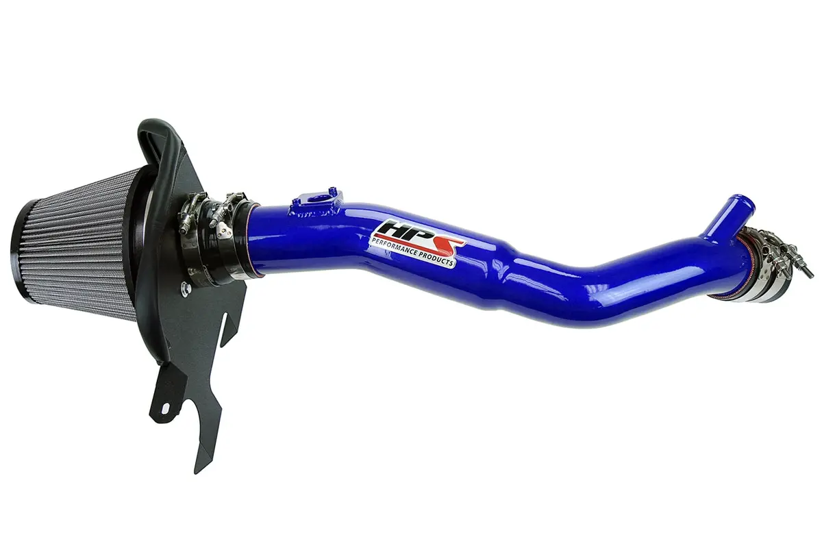 Hps Performance Air Intake Kit With Heat Shield, Blue, 827-633Bl 1