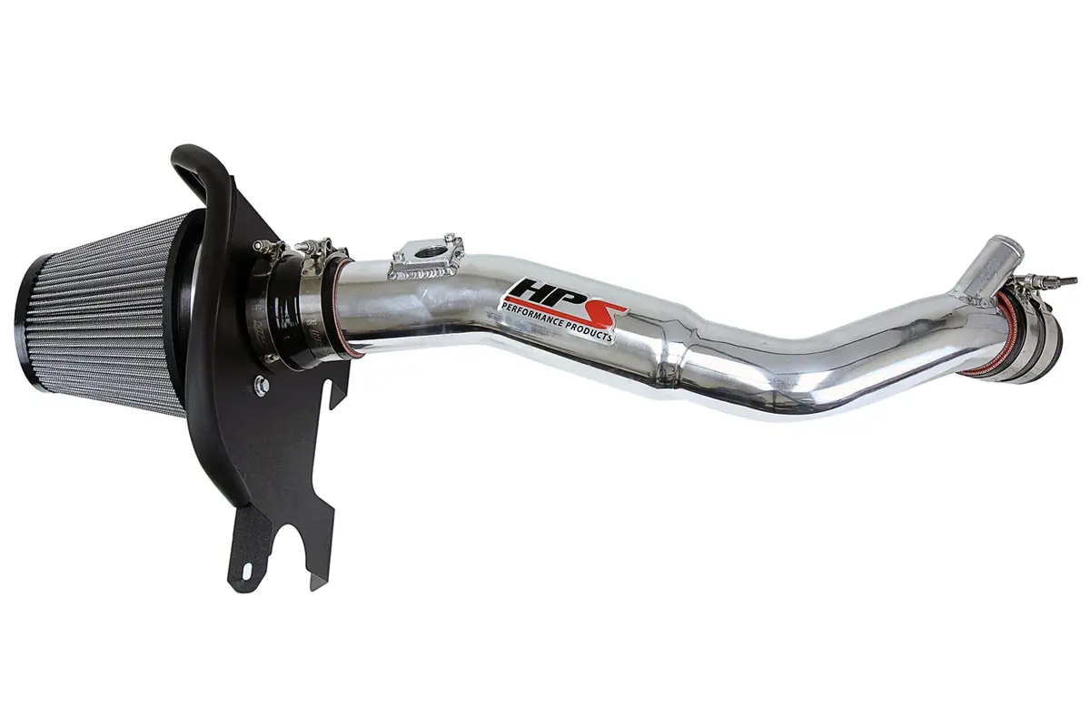 Hps Performance Air Intake Kit With Heat Shield, Polished, 827-633P 1