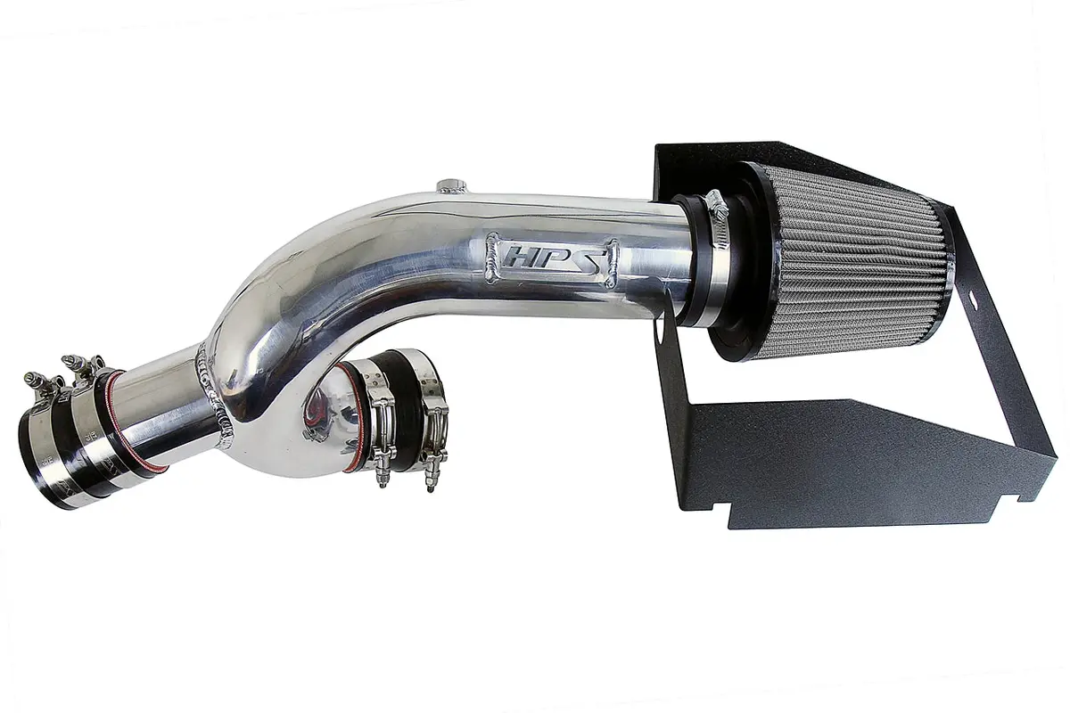 Hps Performance Air Intake Kit With Heat Shield, Polished, 827-634P 1