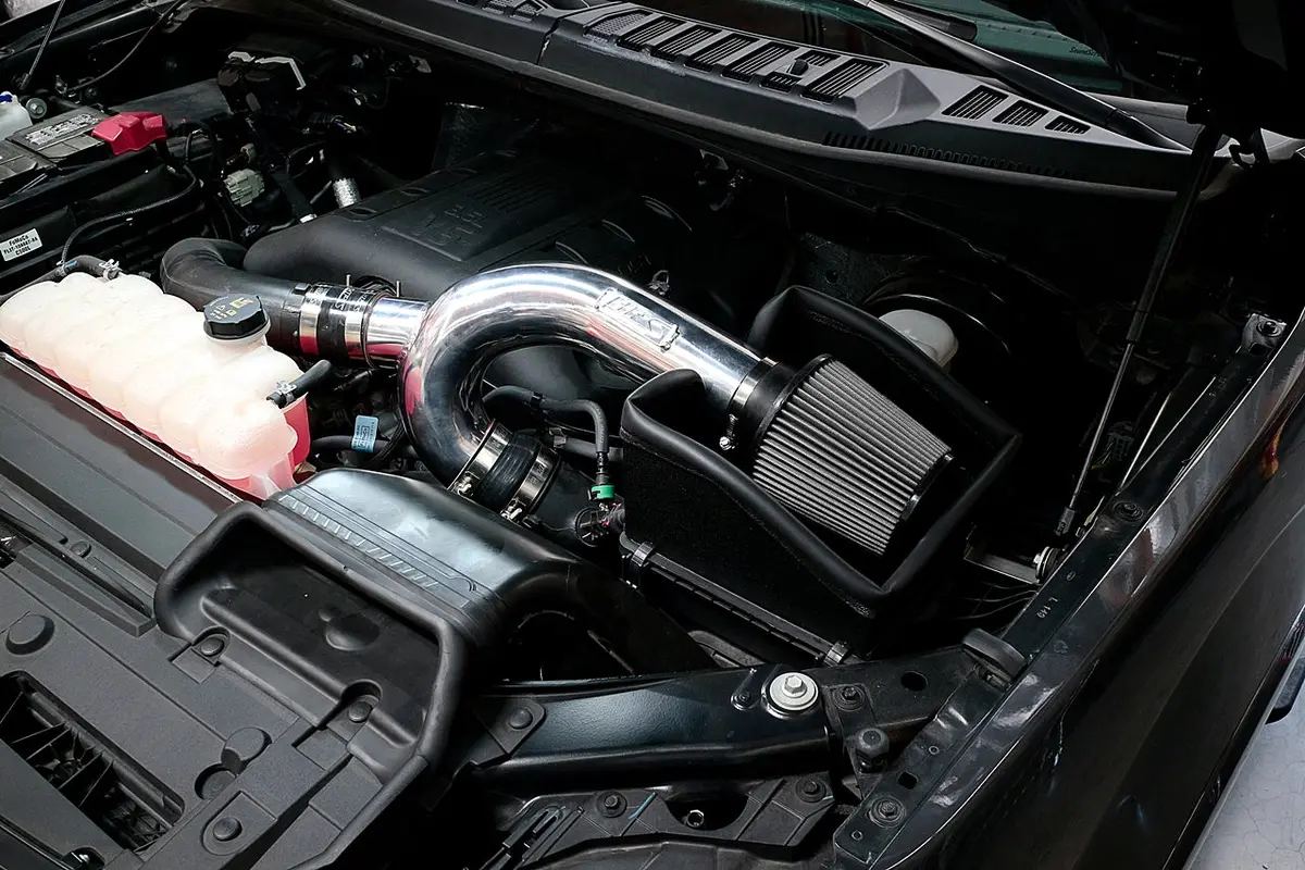 Hps Performance Air Intake Kit With Heat Shield, Red, 827-634R 2
