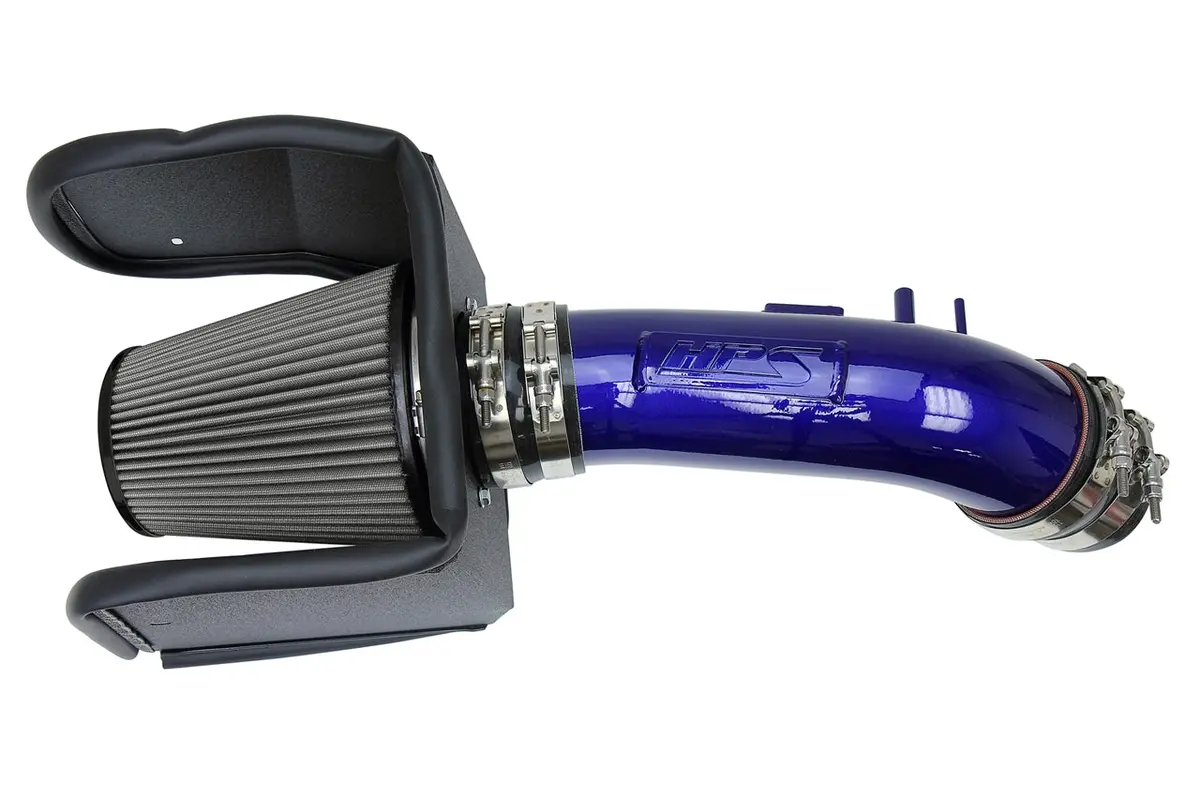 Hps Performance Air Intake Kit With Heat Shield, Blue, 827-635Bl 1