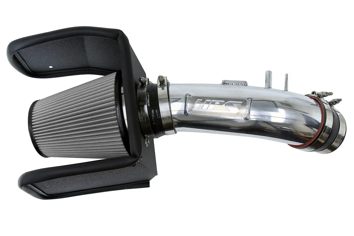 Hps Performance Air Intake Kit With Heat Shield, Polished, 827-635P 1