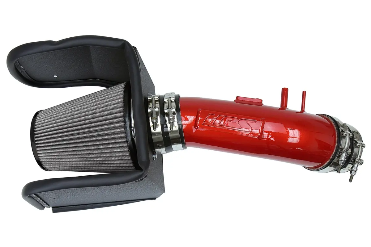 Hps Performance Air Intake Kit With Heat Shield, Red, 827-635R 1
