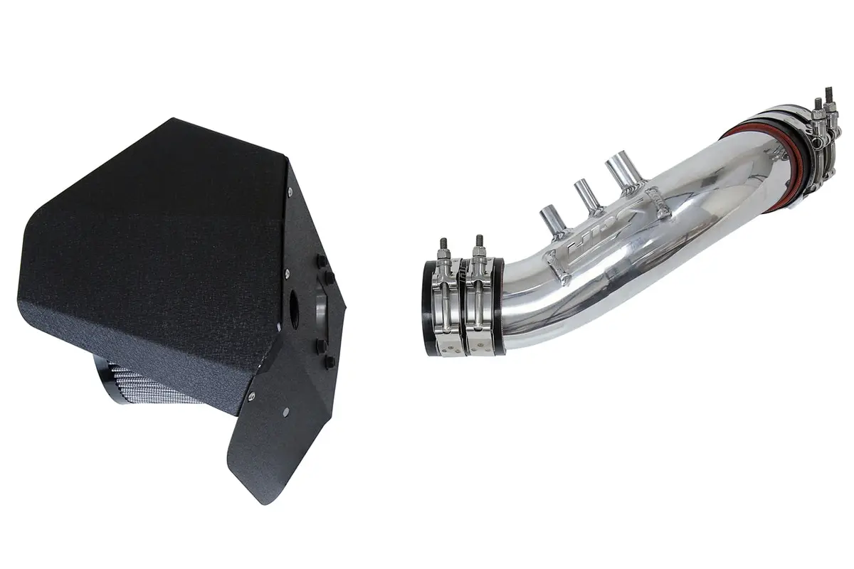 Hps Performance Air Intake Kit With Heat Shield, Polished, 827-636P 2