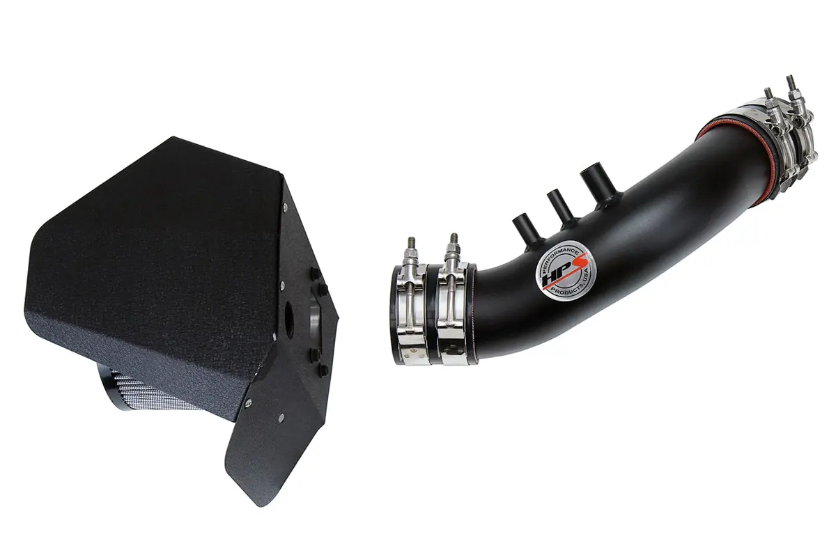 Hps Performance Air Intake Kit With Heat Shield, Black, 827-636Wb 2