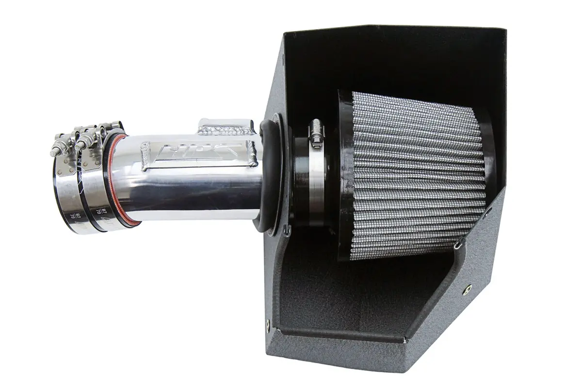 Hps Performance Air Intake Kit With Heat Shield, Polished, 827-656P 1