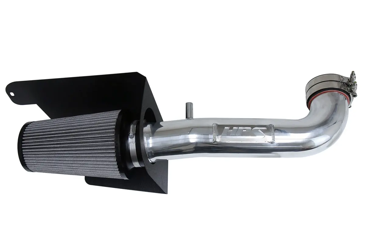 Hps Performance Air Intake Kit With Heat Shield, Polished, 827-664P 1