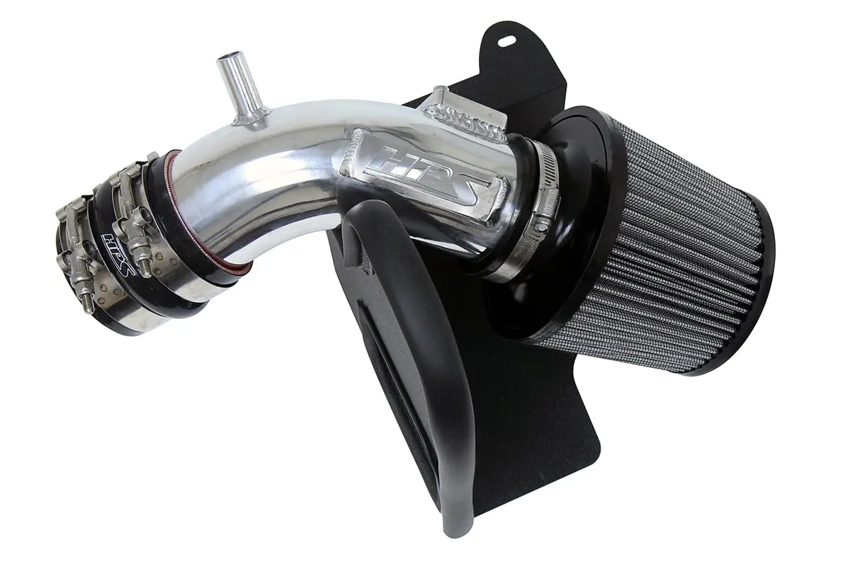 Hps Performance Air Intake Kit With Heat Shield, Polished, 827-665P 1