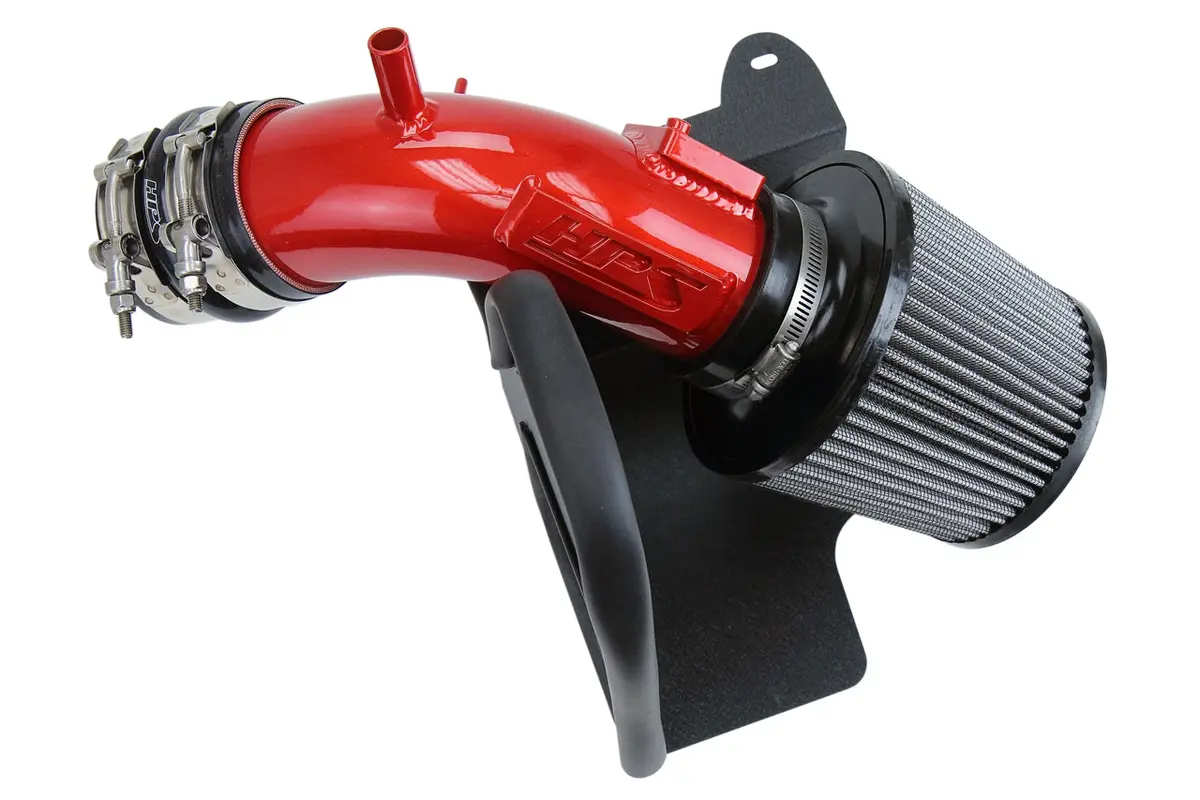 Hps Performance Air Intake Kit With Heat Shield, Red, 827-665R 1