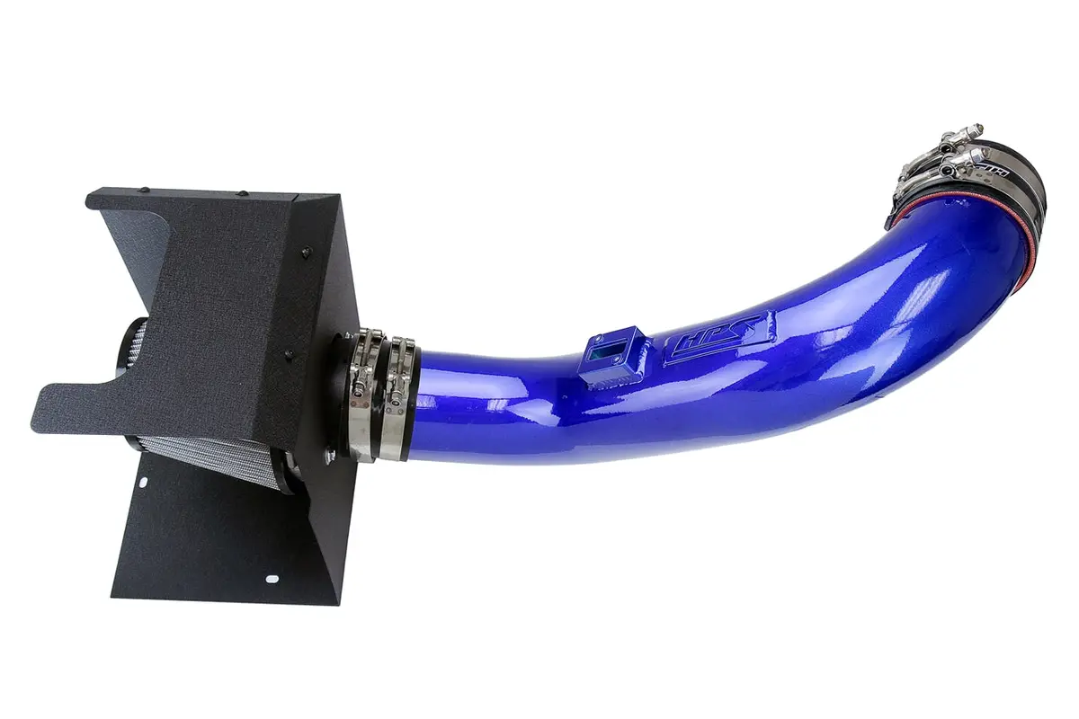 Hps Performance Air Intake Kit With Heat Shield, Blue, 827-674Bl 1