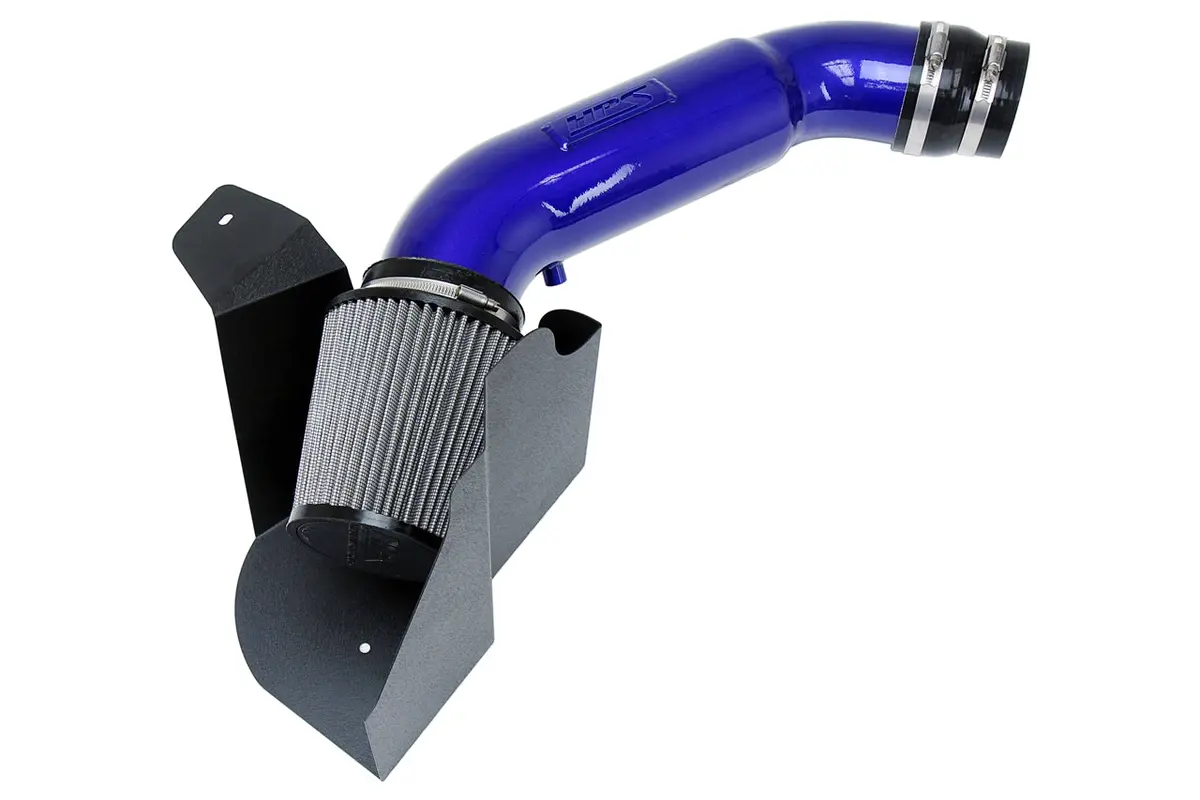 Hps Performance Air Intake Kit With Heat Shield, Blue, 827-676Bl 1