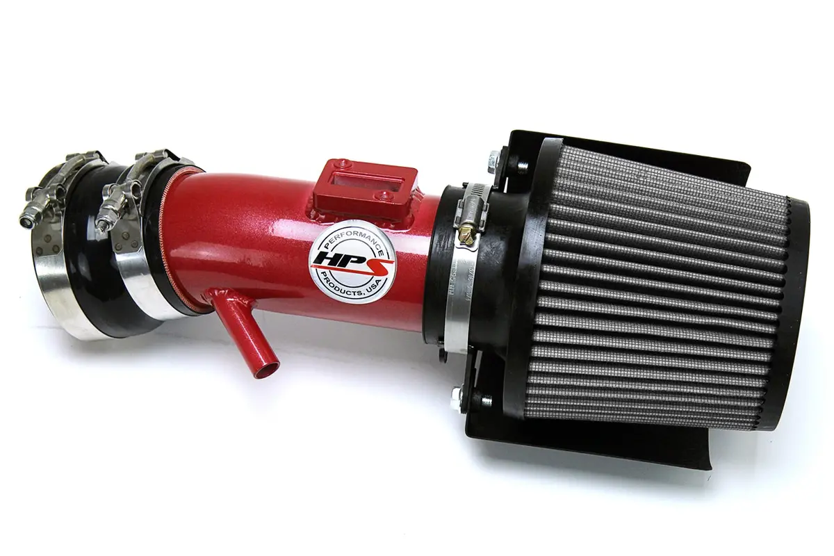 Hps Performance Air Intake Kit With Heat Shield, Red, 827-680R 1