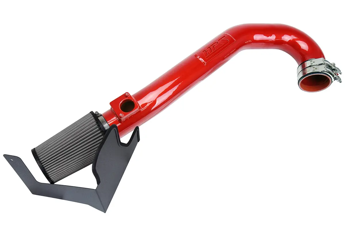 Hps Performance Air Intake Kit With Heat Shield, Red, 827-684R 1