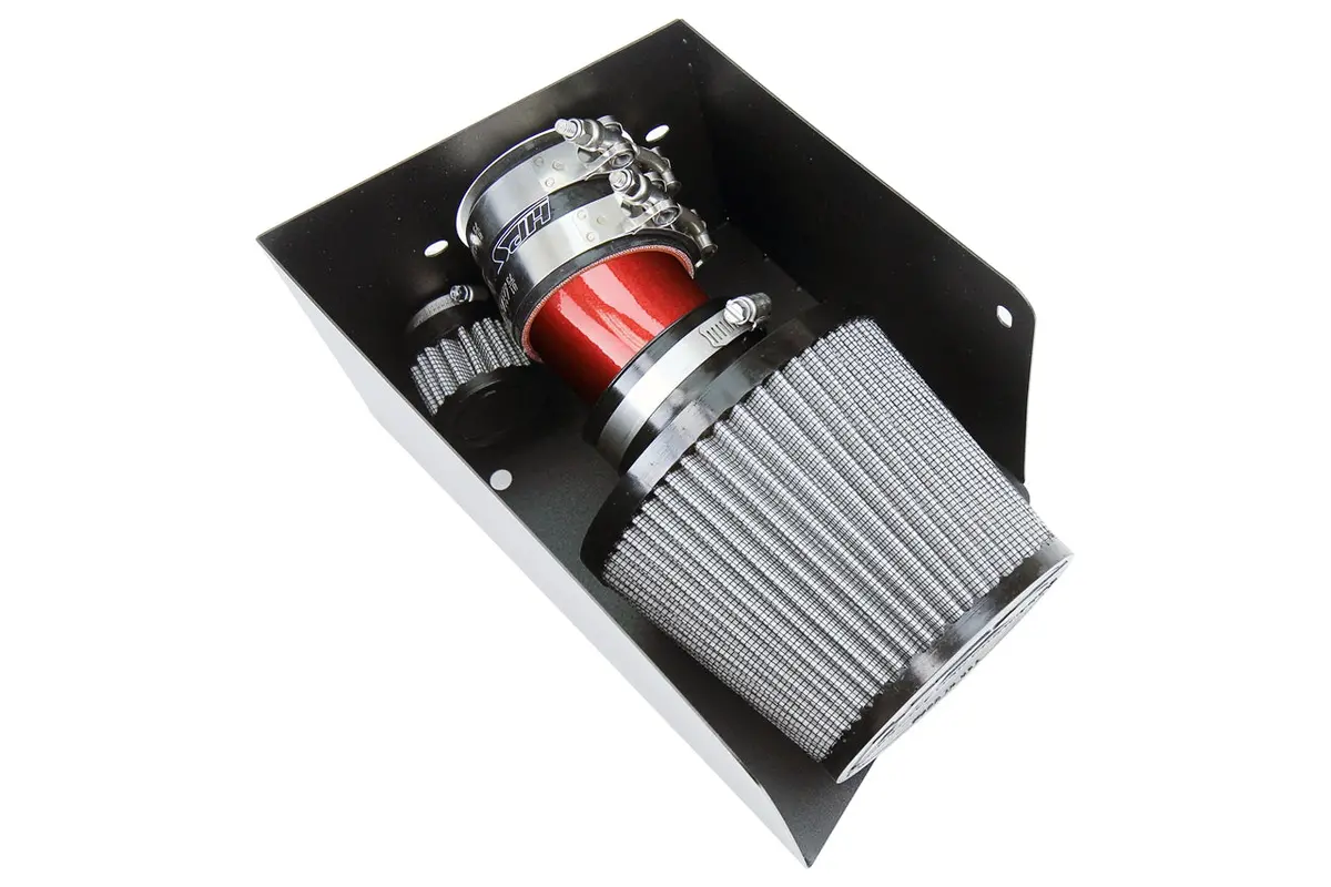 Hps Performance Air Intake Kit With Heat Shield, Red, 827-685R 1