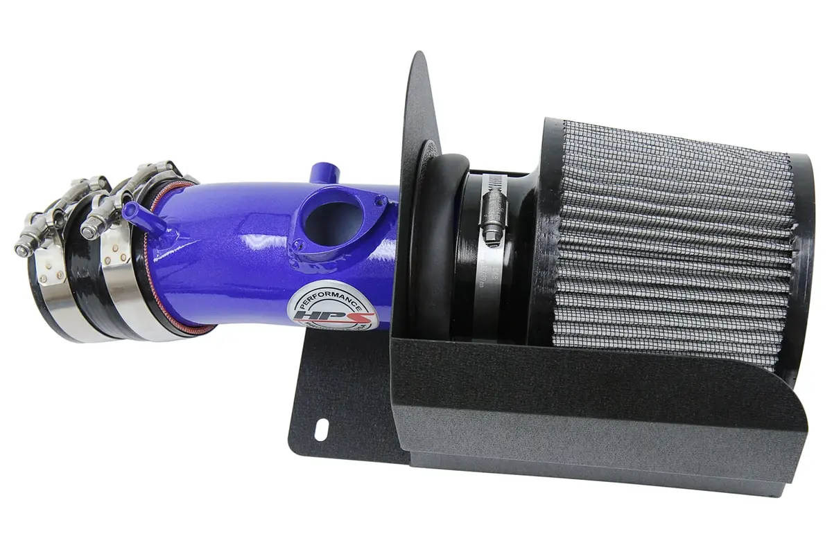 Hps Performance Air Intake Kit With Heat Shield, Blue, 827-686Bl 1