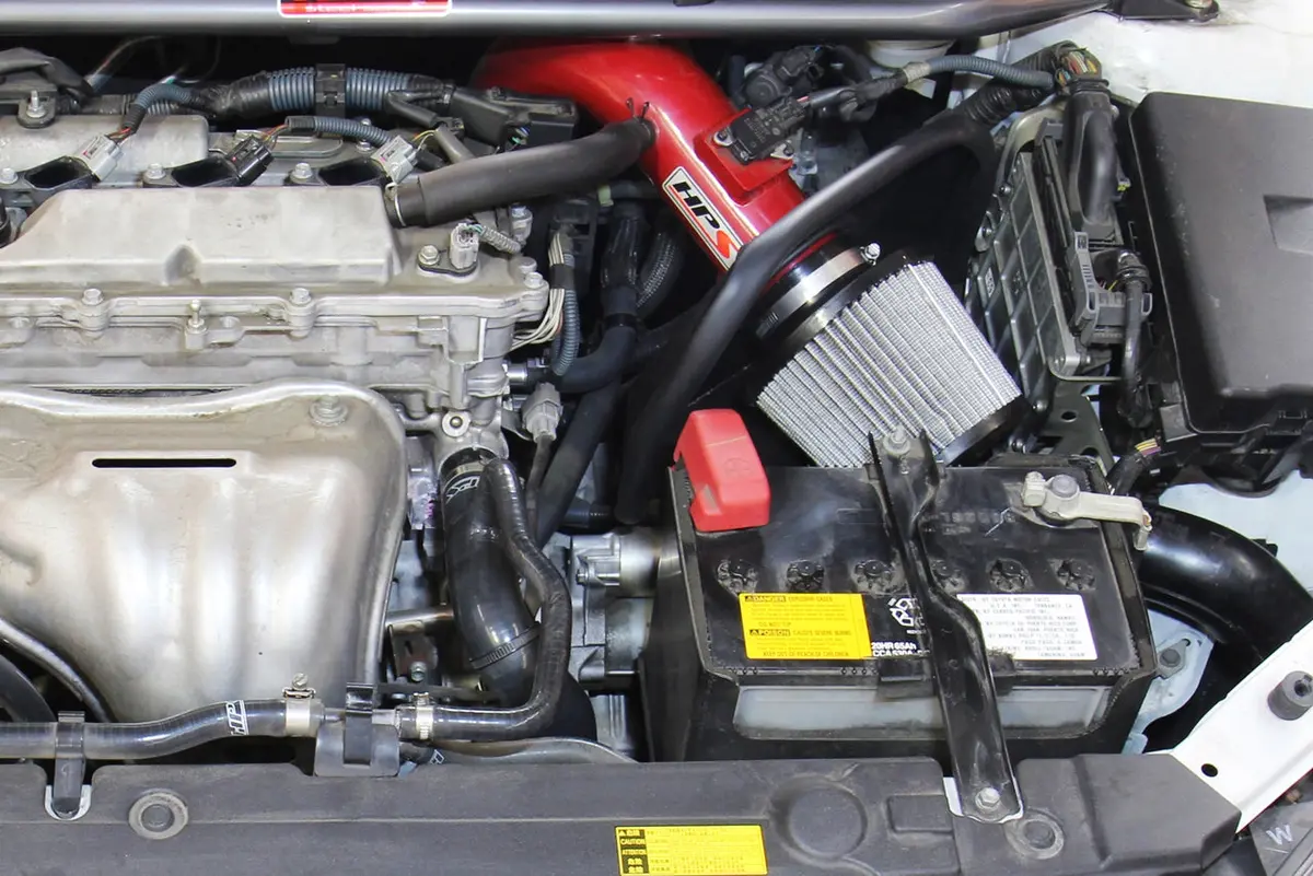 Hps Performance Air Intake Kit With Heat Shield, Blue, 827-687Bl 2