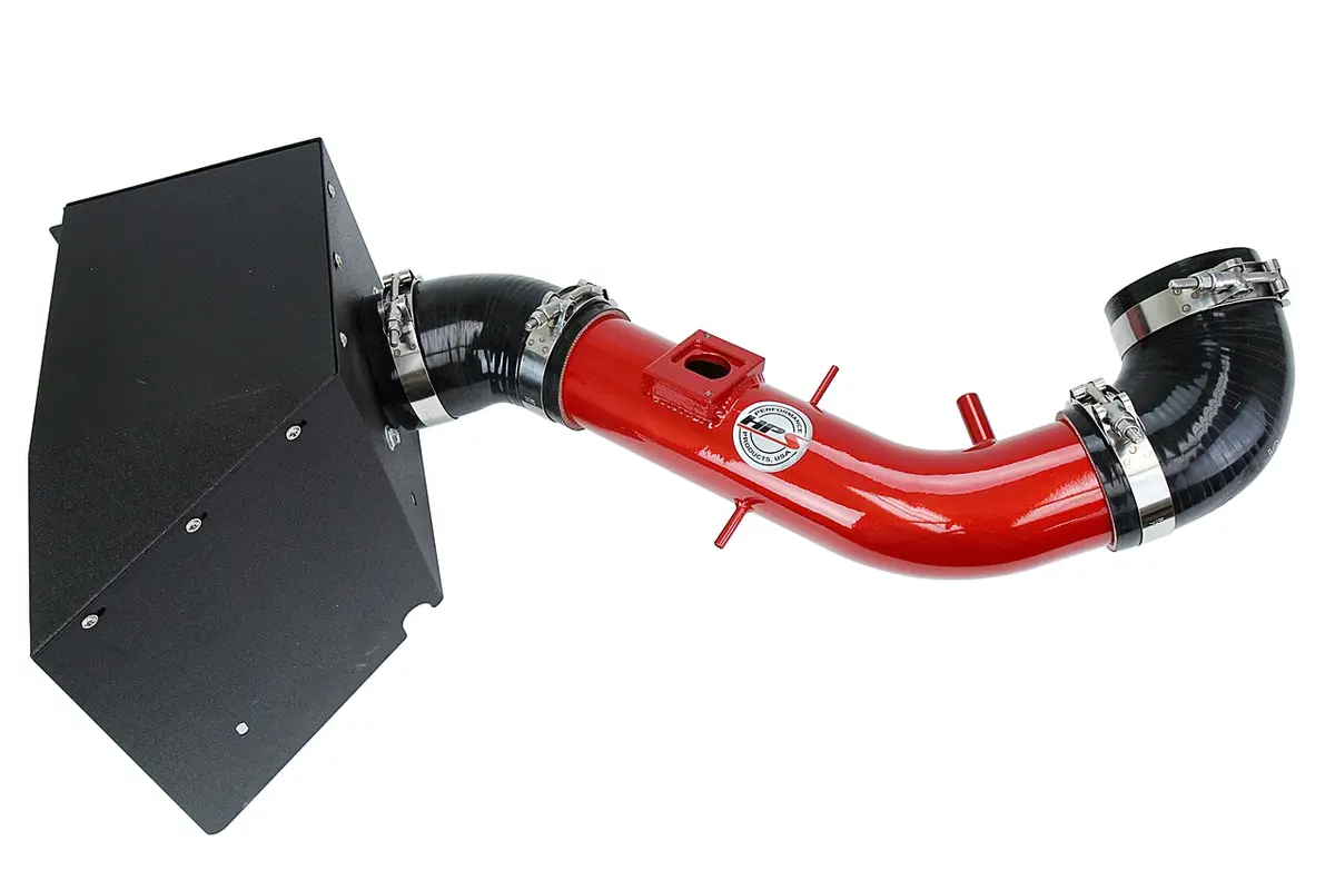 Hps Performance Air Intake Kit With Heat Shield, Red, 827-690R 2