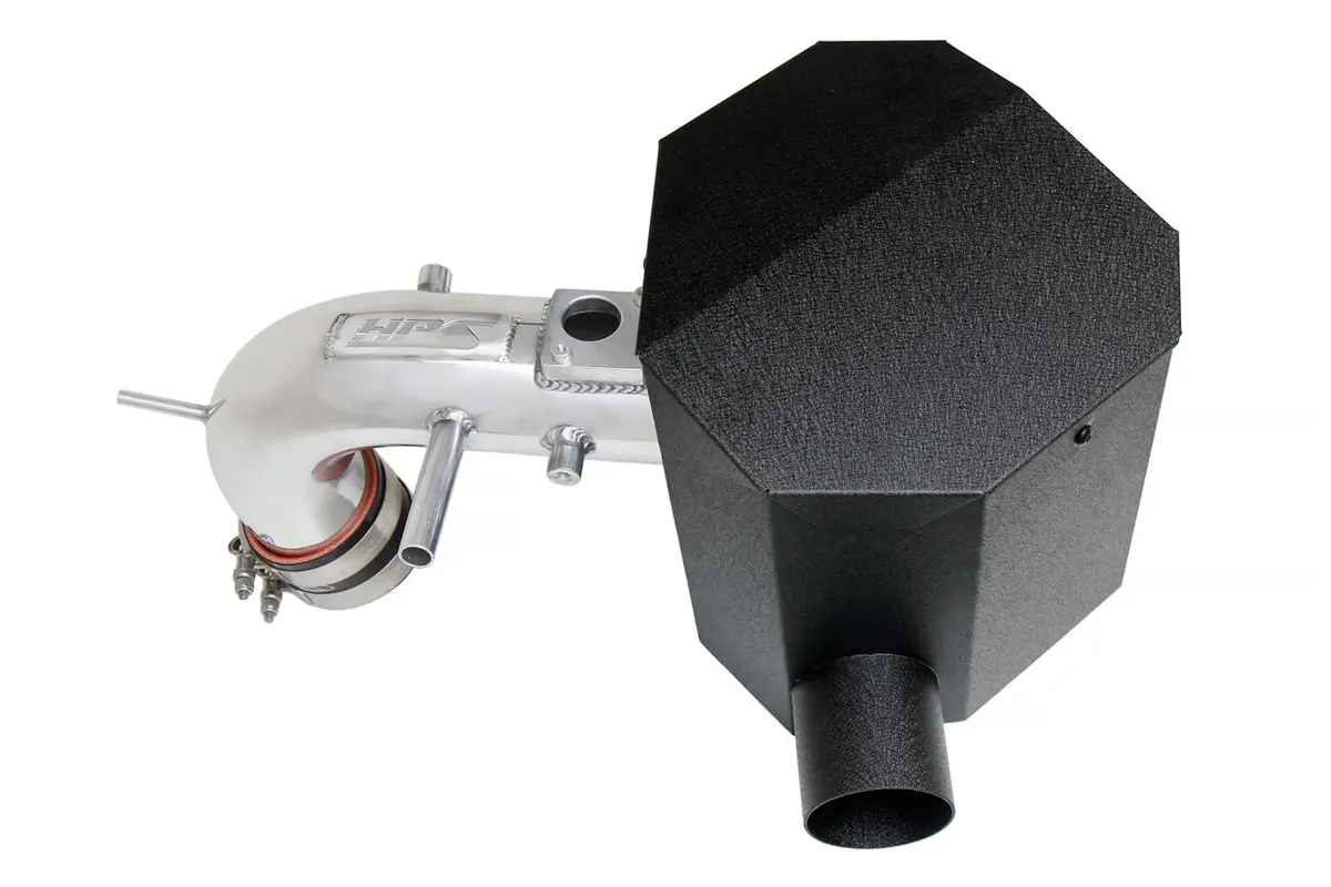 Hps Performance Air Intake Kit With Heat Shield, Polished, 827-691P 2